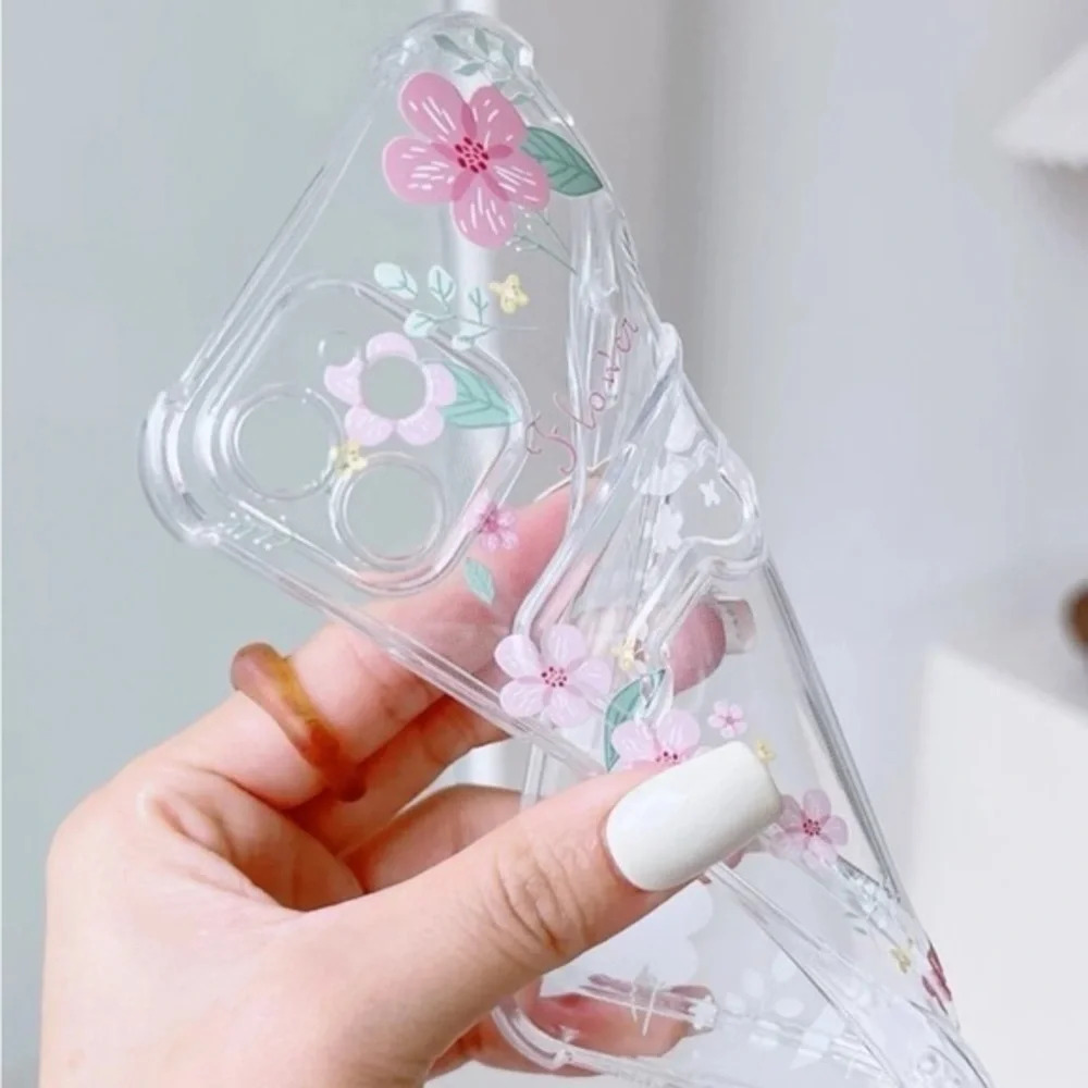 ⚠️Clearance🌸iPhone 14/Pro Max/Plus Cute Floral iPhone Case With Card Slot - Picture 4 of 4